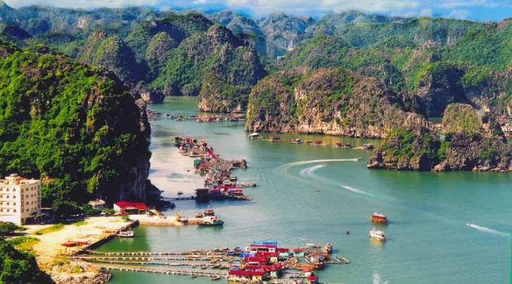 Cat Ba Island in Hai Phong Vietnam