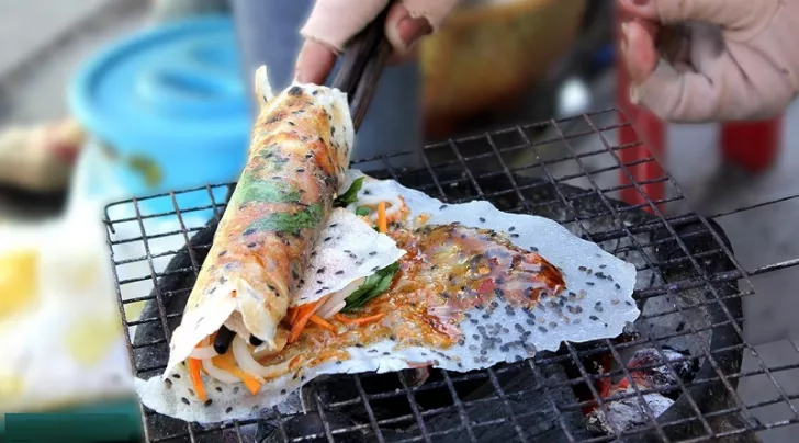 bánh tráng nướng 