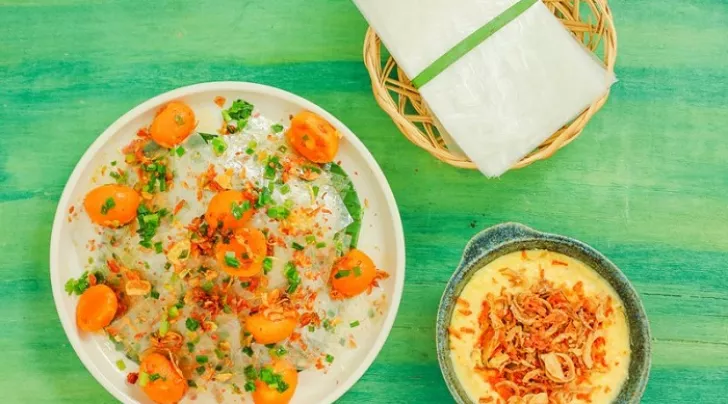 bánh tráng chấm