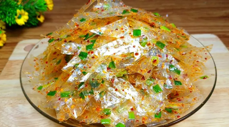Bánh tráng mỡ hành