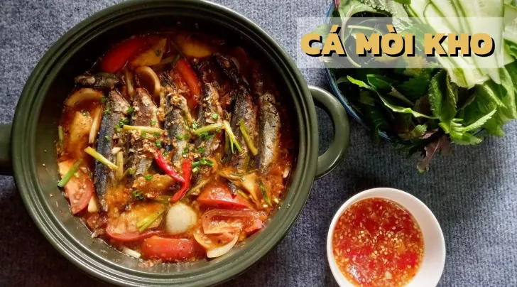 Cá mòi kho