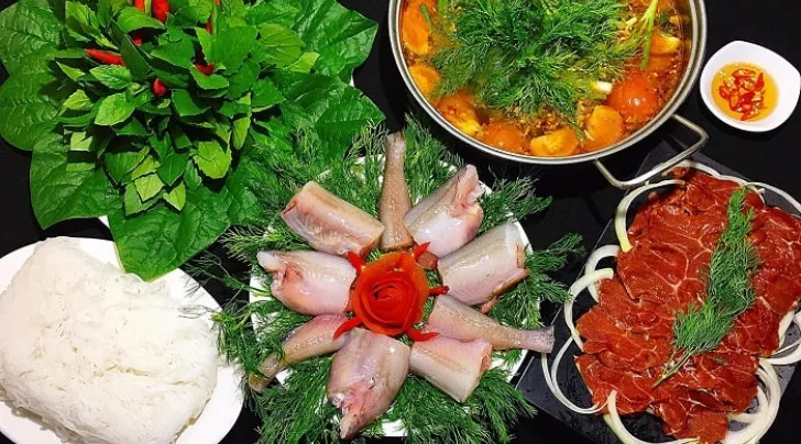 lẩu cá khoai Quảng Bình