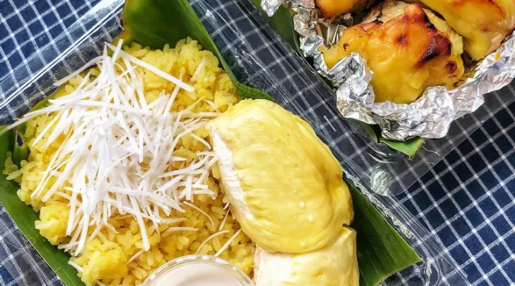Xôi sầu riêng