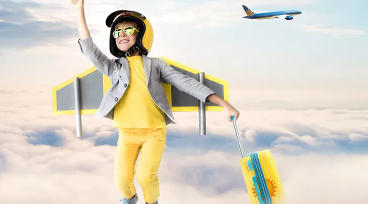 Trẻ em đi máy bay có mất vé không