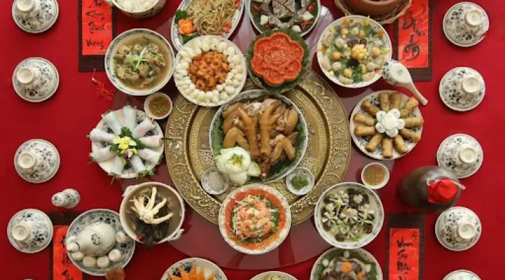 Mâm cỗ Tết