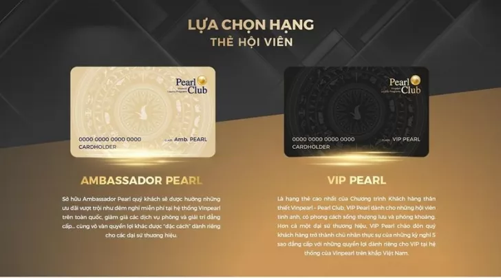 hạng thẻ Ambassador Pearl 