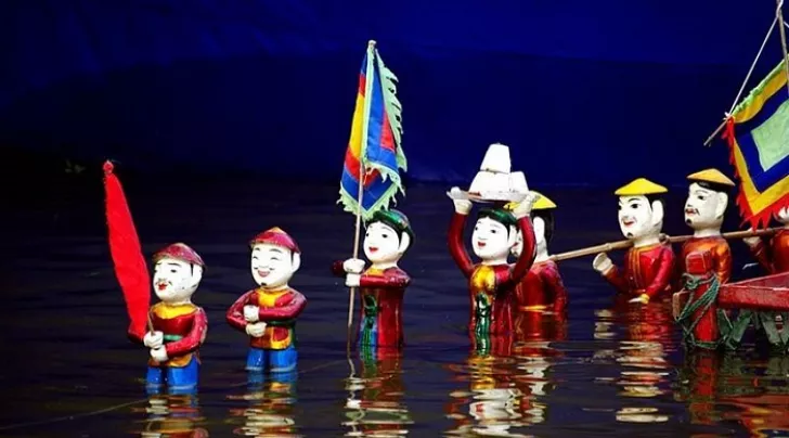 Hanoi water puppet show