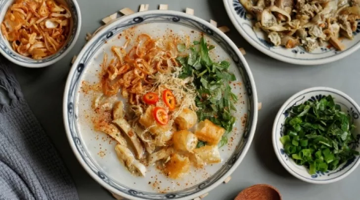 Cháo trai Hà Nội