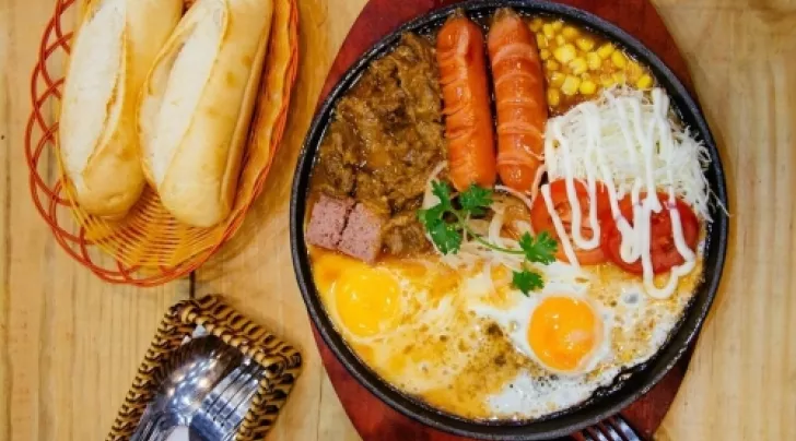 Bánh mì chảo Nha Trang