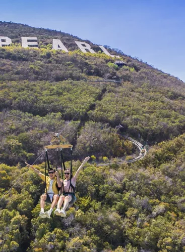 The longest, steepest and highest zipline