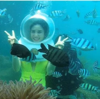 Astronaut in the ocean