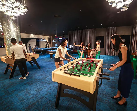 Fun-fill games such as mini golf, billiards, darts and many more