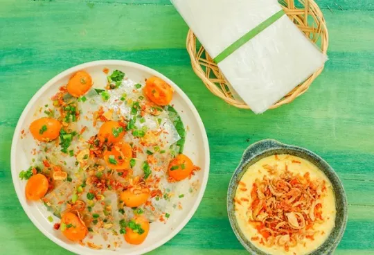 bánh tráng chấm